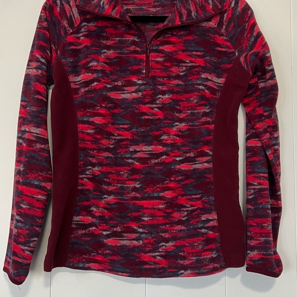 Columbia Sportswear Women's Fleece 1/4 Zip Patterned Top E22